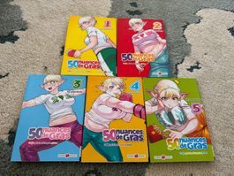 Manga 50 nuances de gras tomes 1-5 Français