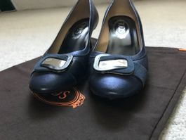 Escarpins " TOD'S" 37 IT bleu Schuhe (2008 )