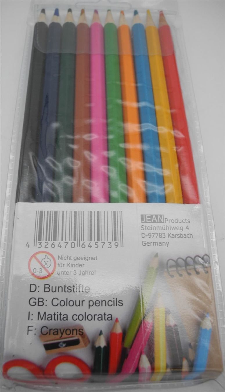 Penna & Evidenziatori: 10 Farbstifte/Buntstifte , Nr. 47b – Nuovo e nell'imballaggio originale da Kottwil venduto da Crazyrolf