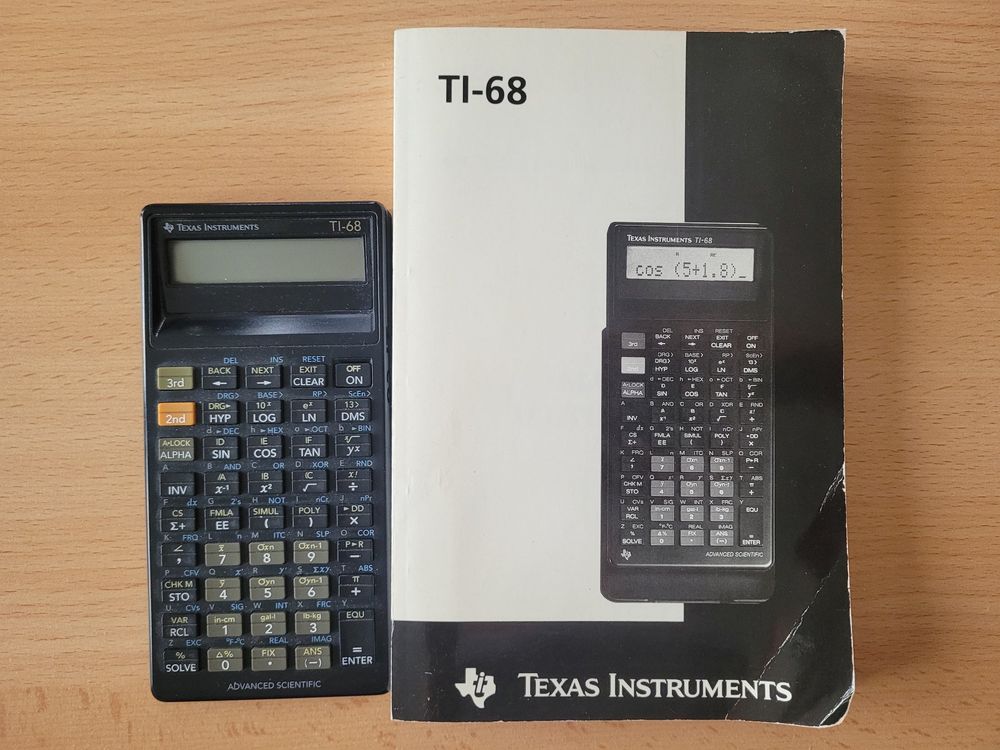 Taschenrechner TI-68 (Texas Instruments) (Gebraucht) in Rottenschwil ...