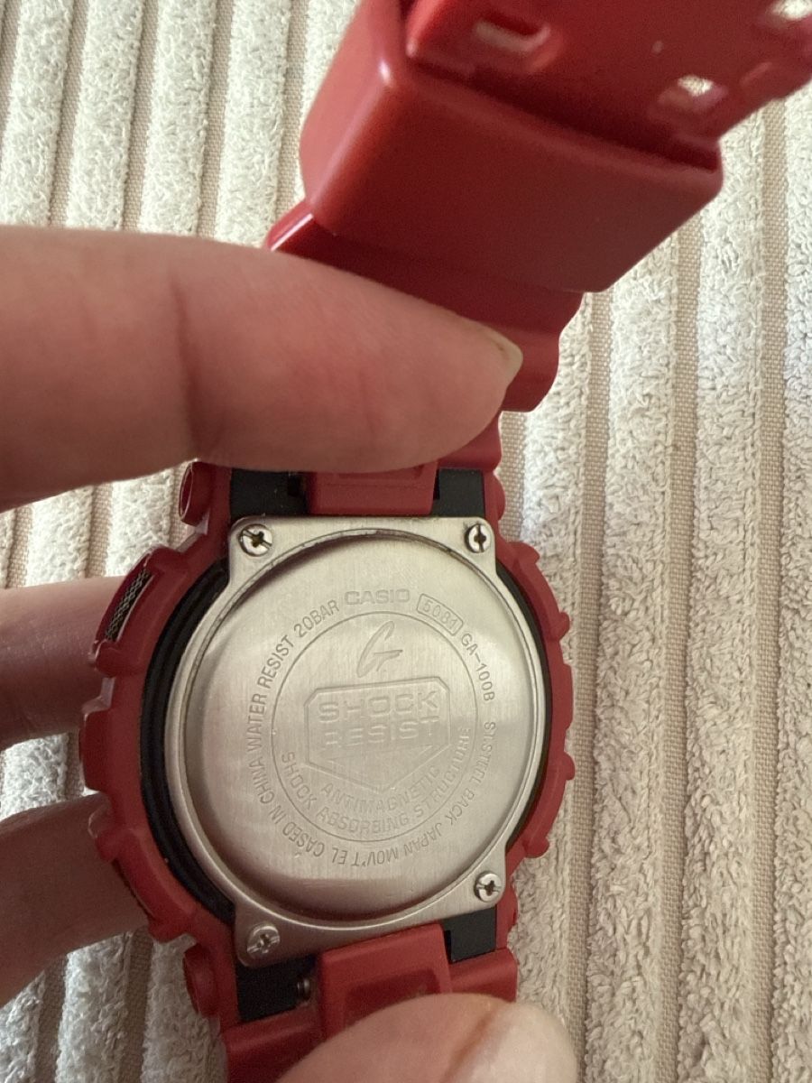 Casio Uhren: Original Casio G-Shock GA-100B in Rot – Gebraucht aus Arisdorf von ner_h922 2