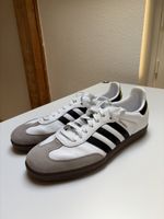 Adidas Samba OG weiss/schwarz – Gr. EU 45⅓ – neuwertig