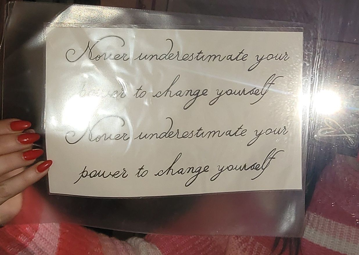 Make-up: Tattoo Never Underestimate, text tattoo, Body language, hype – Neu und originalverpackt aus Zollikerberg von Nice_Name 6