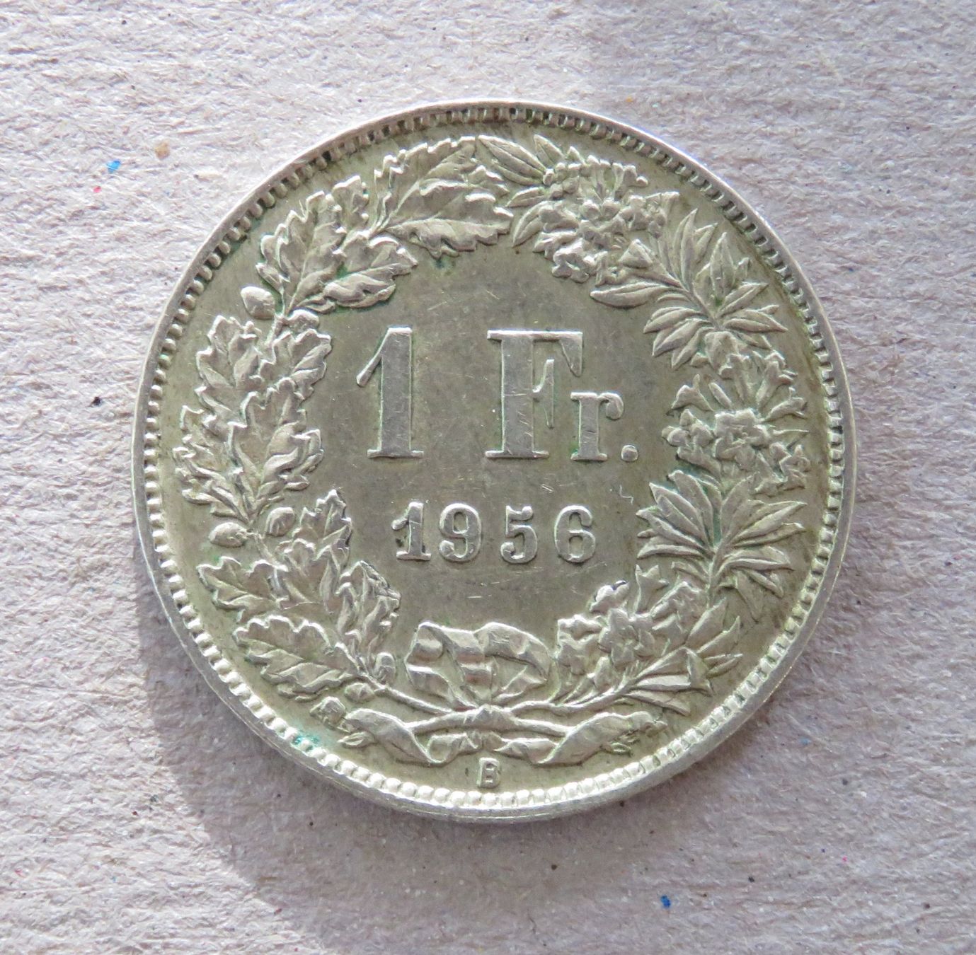 Toutes les monnaies: 1.- Fr.  1956 – D'occasion à Kreuzlingen par Koi4