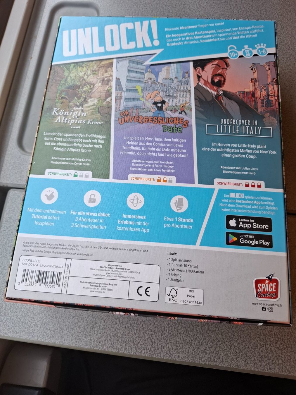 Spiele: Unlock: Risky Adventures deutsch – Neu (gemäss Beschreibung) aus Basel von Stastny 1