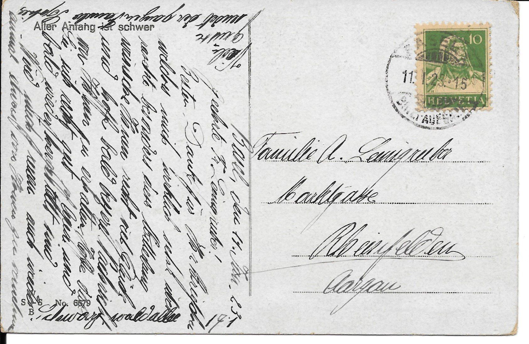 Cartoline postali: Karte mit Mädchen – Usato da Möhlin venduto da RoMe49 1