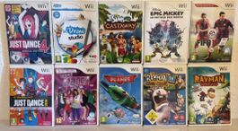 Nintendo Wii Spielepaket – 10 Spiele – guter Zustand