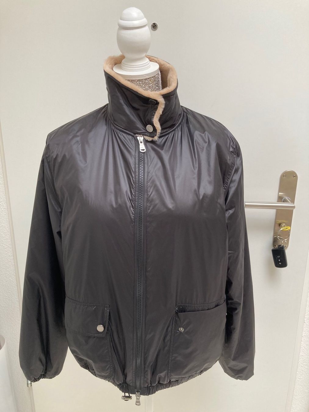 Jacken: Lumber Jacke Gr. 38 schwarz, Margittes – Neu (gemäss Beschreibung) aus Glattpark (Opfikon) von Pangie 1