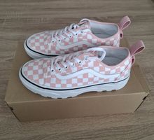 Vans Sneaker, Gr. 38, Rosa/Weiss Kariert - Top Zustand!