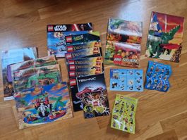 Lot divers instruction lego - vintage