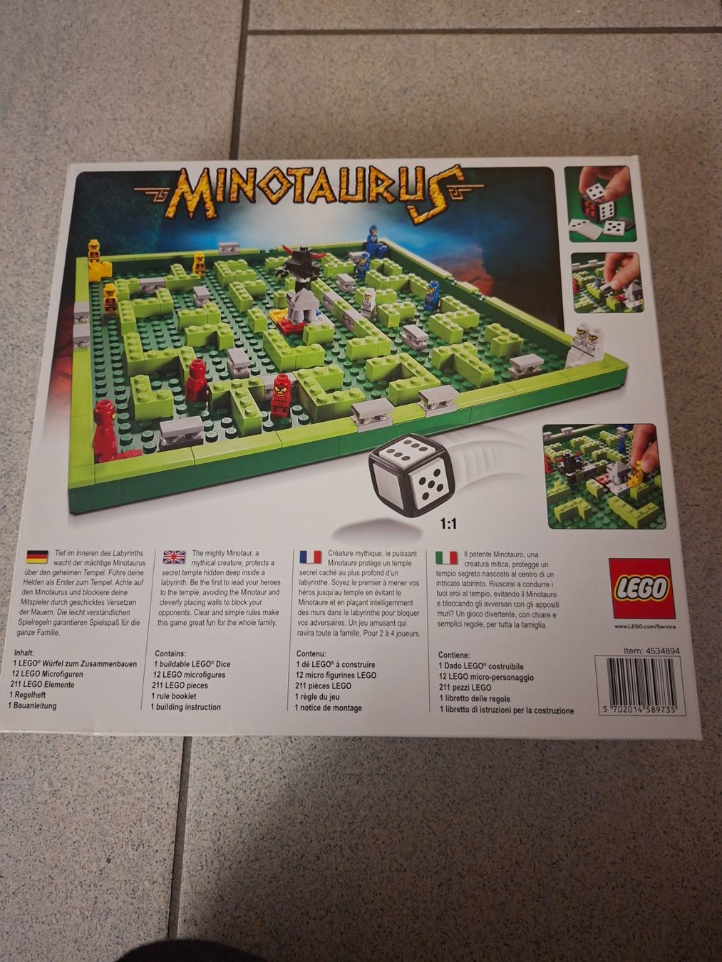 Giochi: LEGO Brettspiel Minotaurus 3841 – Usato da Bäriswil BE venduto da Rezz 1