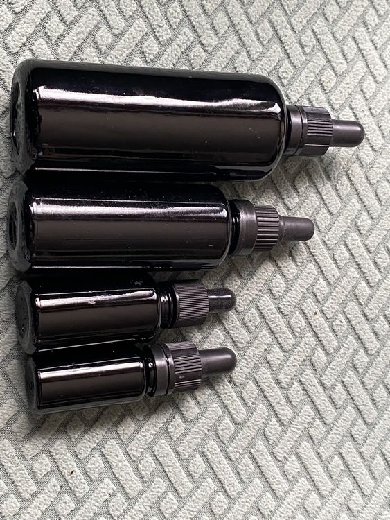 12 Kobaltblaue Glasflaschen Mit Deckel – Je 473 Ml, UV-Schutz, Für Öle & Flüssigkeiten