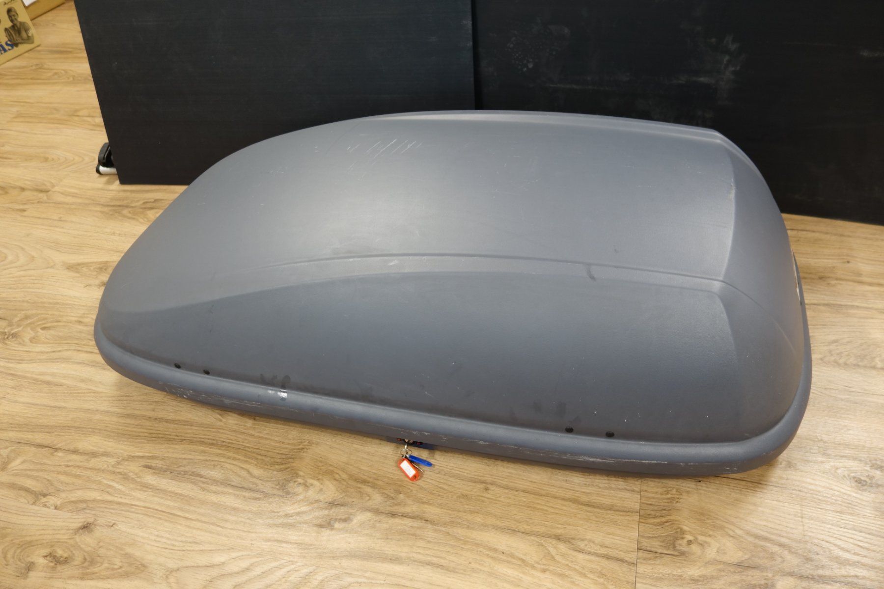 Box da tetto: Dachbox halfords Grau mit Schloss und Dachträgern – Usato da Basel venduto da bk_brockibasel 3