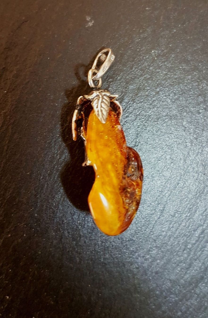 Ciondoli: Pendentif Ambre Baltique et argent 925 – Nuovo e nell'imballaggio originale da Veyrier venduto da Leilazizou 3