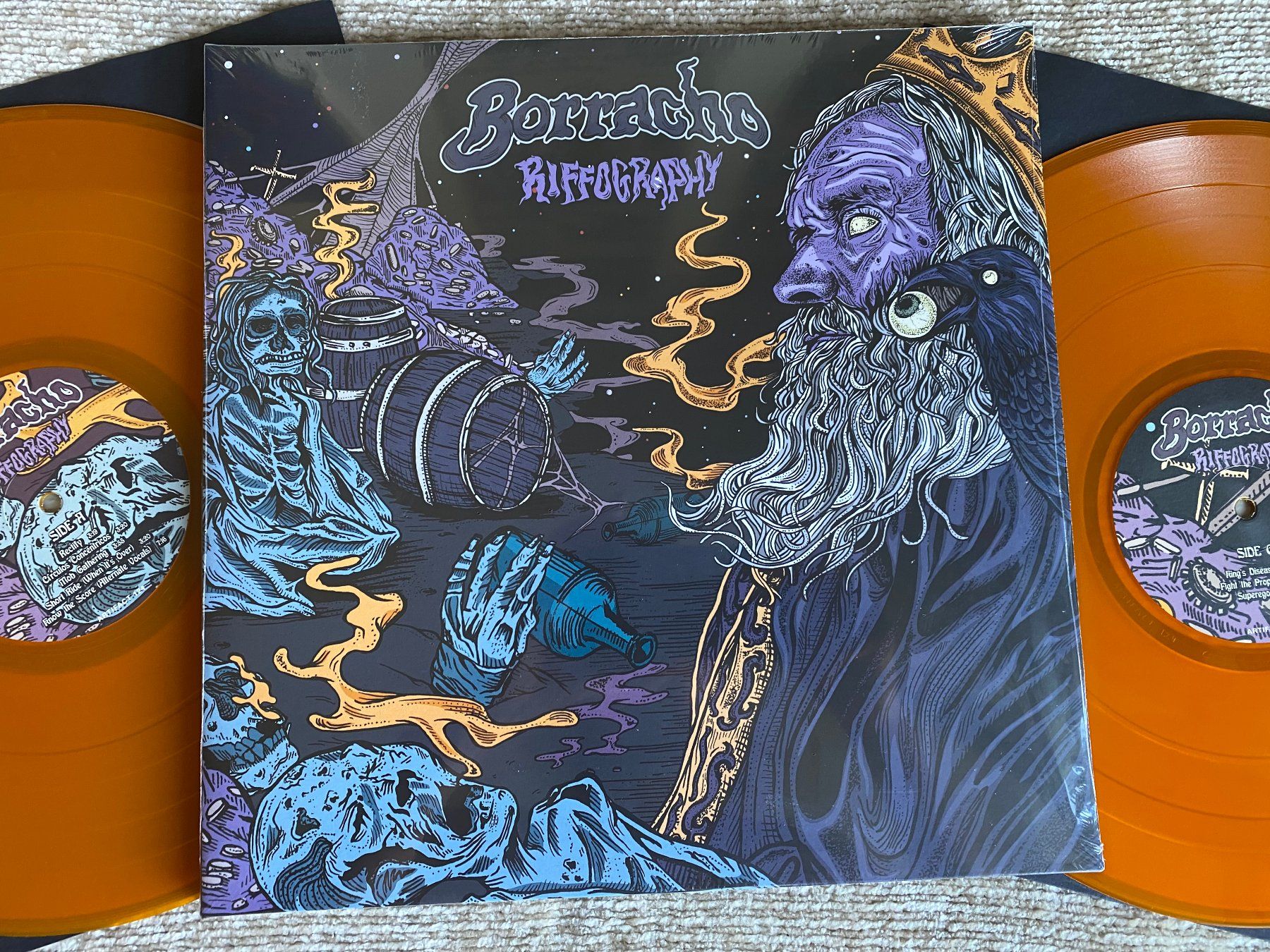 Dischi in vinile: Borracho – Riffography / 2 LP Orange – Nuovo e nell'imballaggio originale da Basel venduto da Dinosauce
