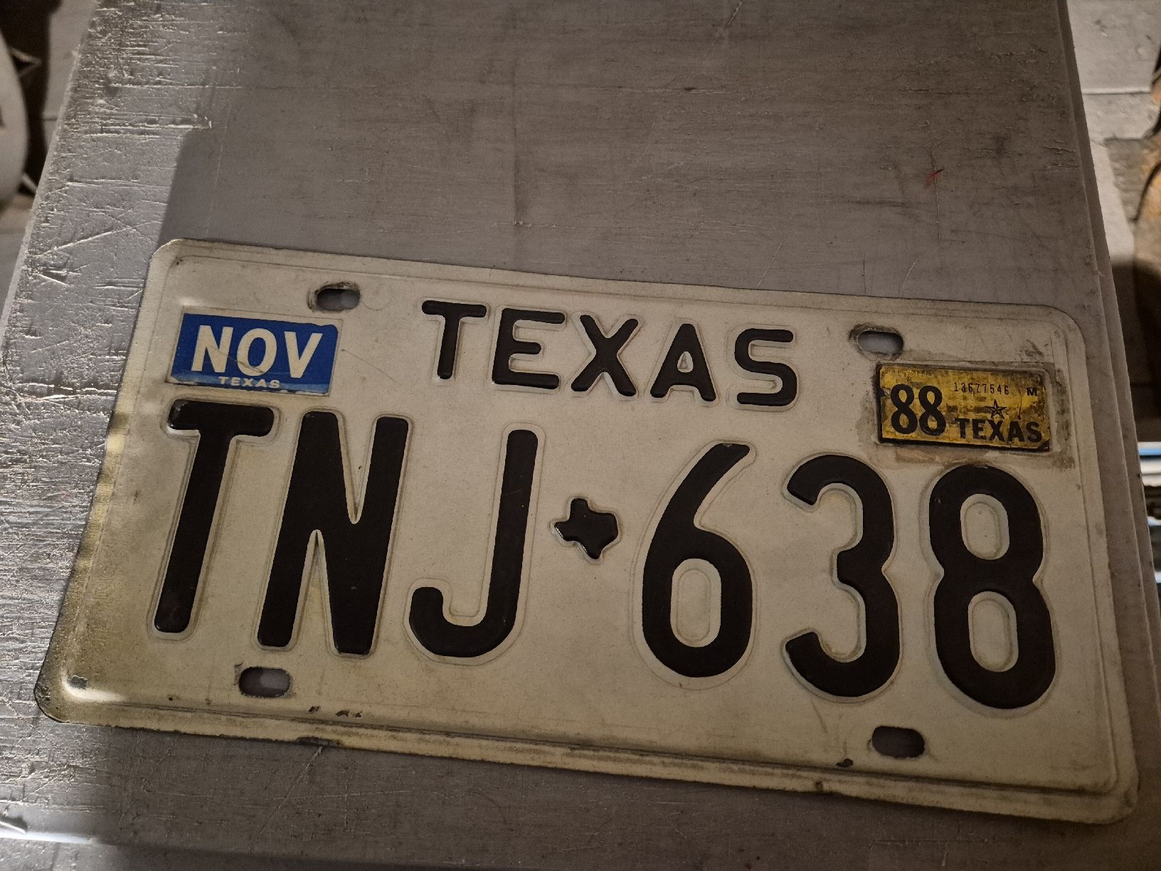 Insegne: Nummernschild Texas – Usato da Menziken venduto da JosefK03