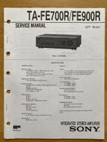 Service Manual Sony  TA-FE700R TA-FE900R Amplifier