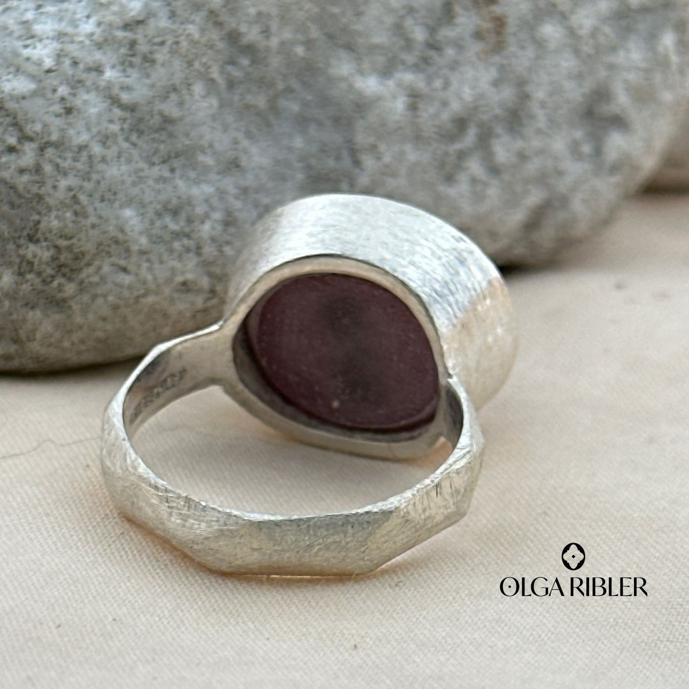 Olga Ribler Ringe: Sternrubin Ring Sterling Silber  Ringgrösse 56 – Neu (gemäss Beschreibung) aus Luzern von Schmuckoutlet 5