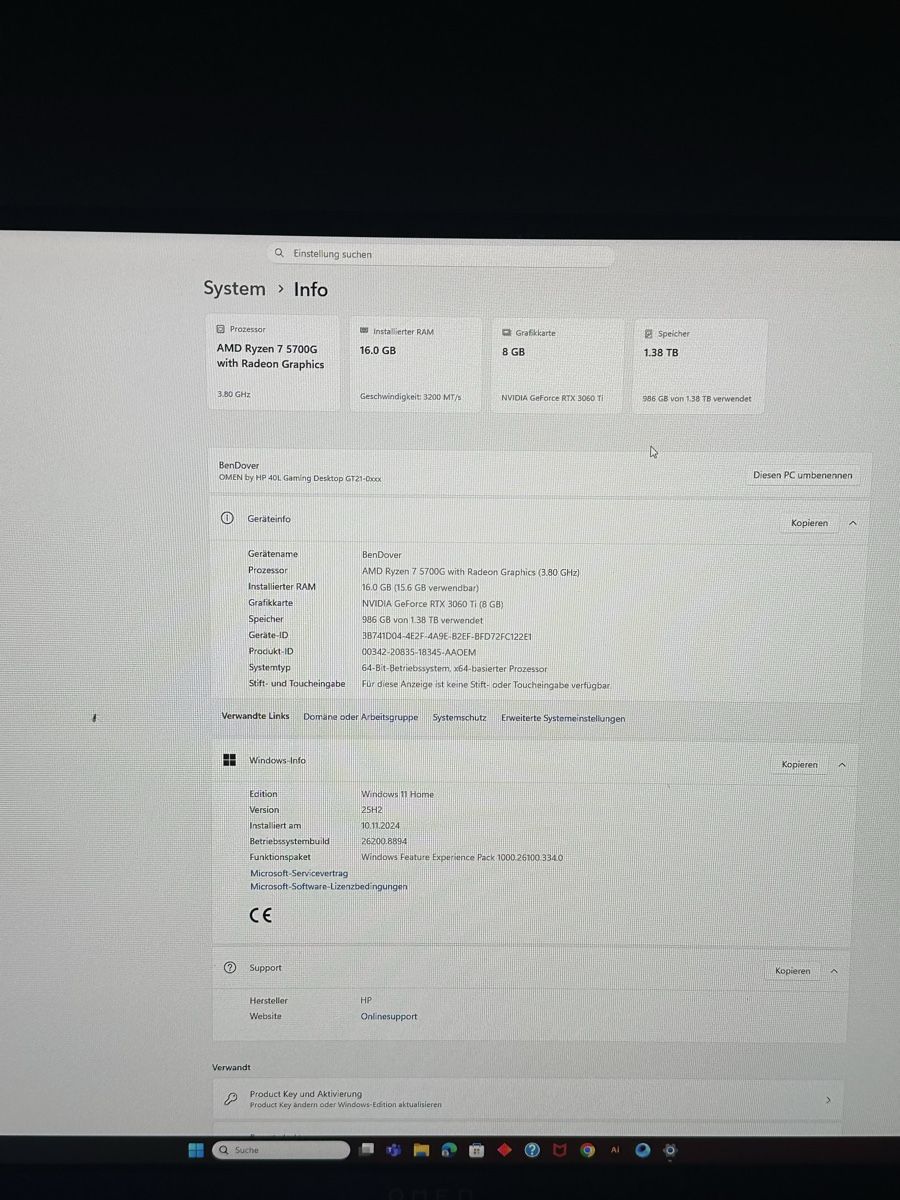 Nvidia PCs: Omen Gaming PC 40L – Neu (gemäss Beschreibung) aus Ehrendingen von RoC_M477 2