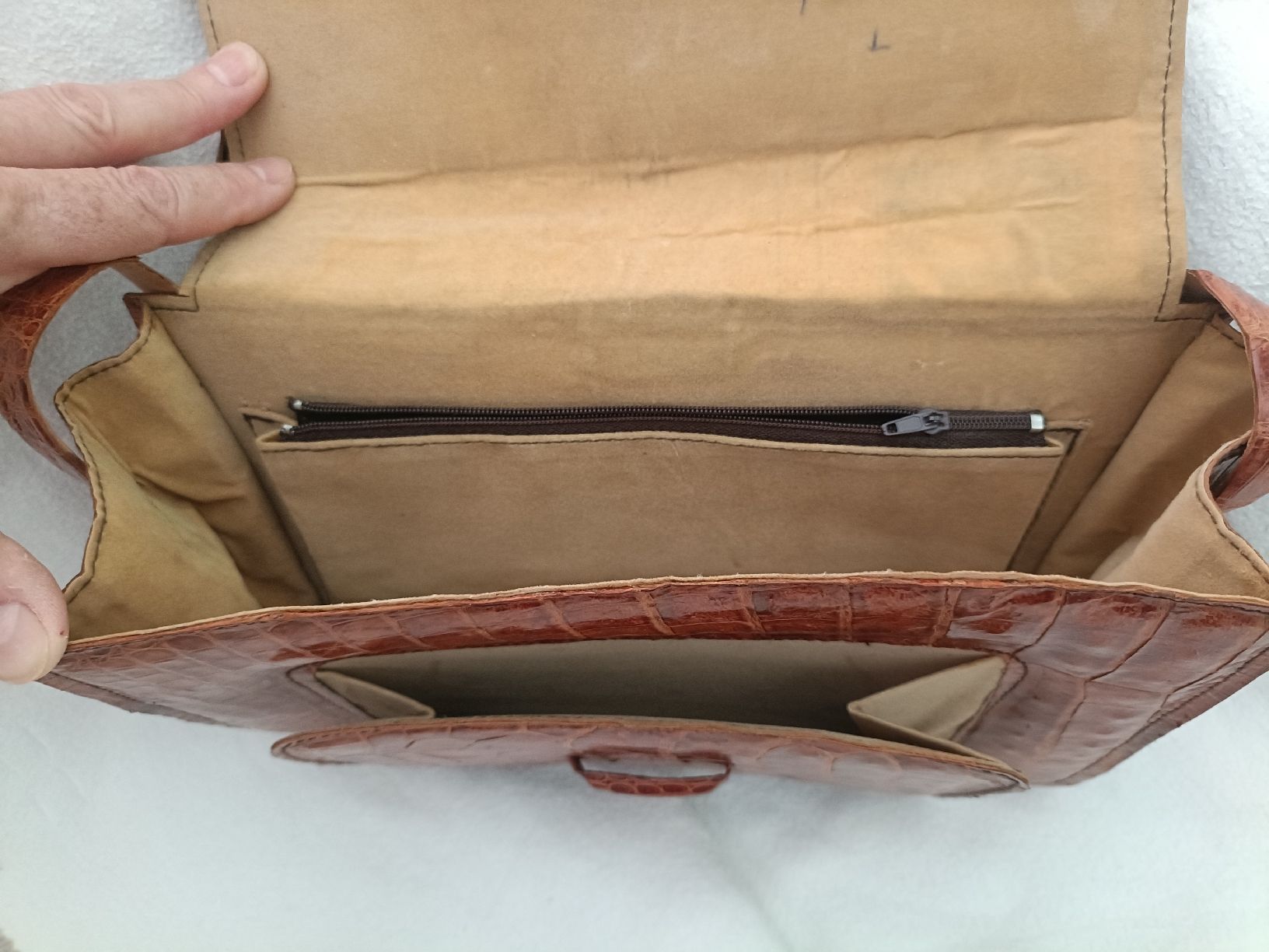 Altro in  Abbigliamento & Accessori: Borsa vintage in coccodrillo marrone – Nuovo e nell'imballaggio originale da Lugano venduto da riccardo012 6