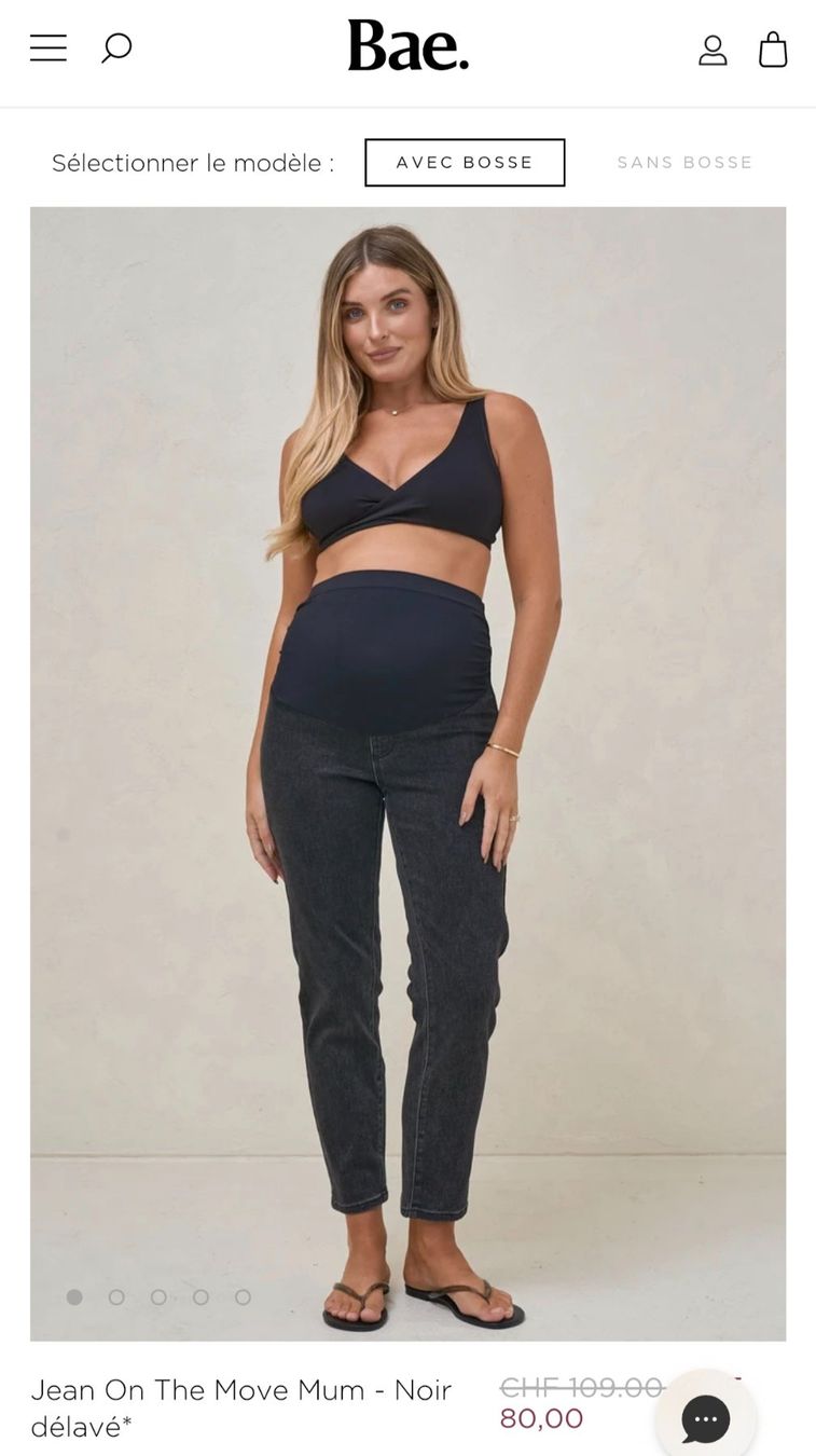Jeans: Jeans grossesse bae the label S – Usato da Martigny venduto da Vintage-23