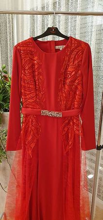 Abendkleid Rot Neu