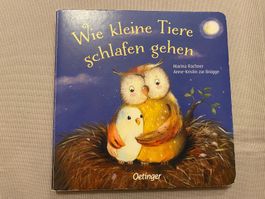 Wie kleine Tiere schlafen gehen Oetinger Pappbilderbuch Kind