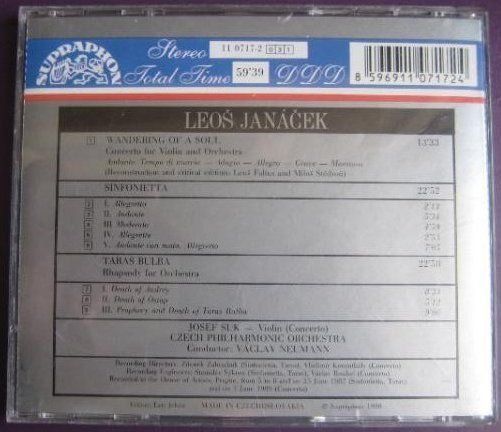 CDs: Josef Suk, Vàclav Neumann - Leos Janacek – Gebraucht aus Unterbäch von tuqsa 1