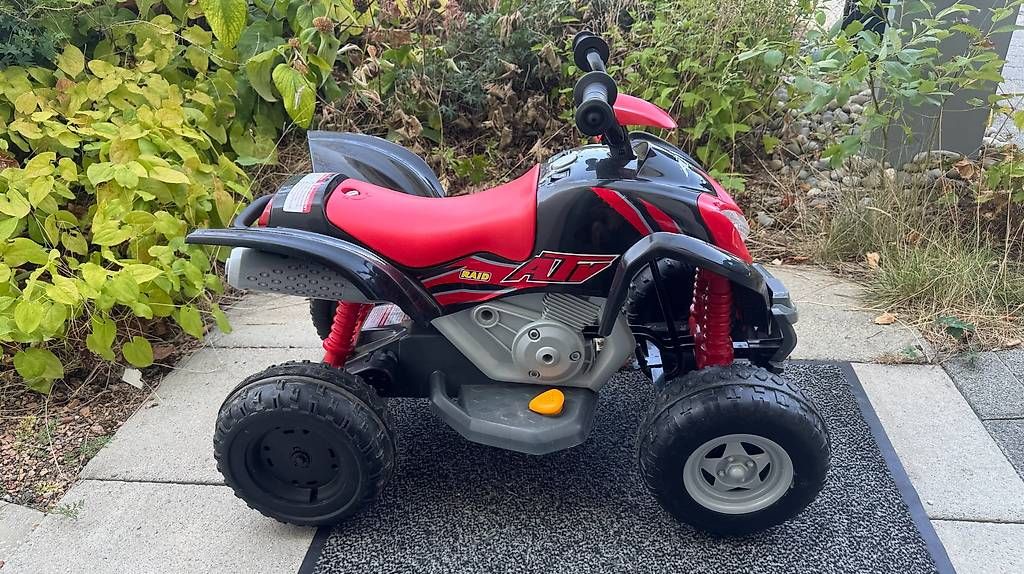 Veicoli per bambini: Elektro-Kinderquad rot/schwarz ATV  Ride-on – Usato da Stein AG venduto da Marcster99
