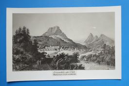 EINSIEDELN - nach einem Stich um 1790 - Karte um 1930