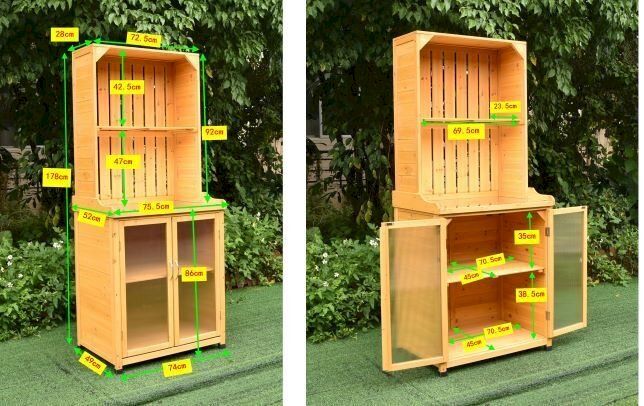 Cabanes de jardin & serres: Gartenschrank mit Regalaufsatz – Neuf avec emballage d'origine à Bottighofen par zaap 3