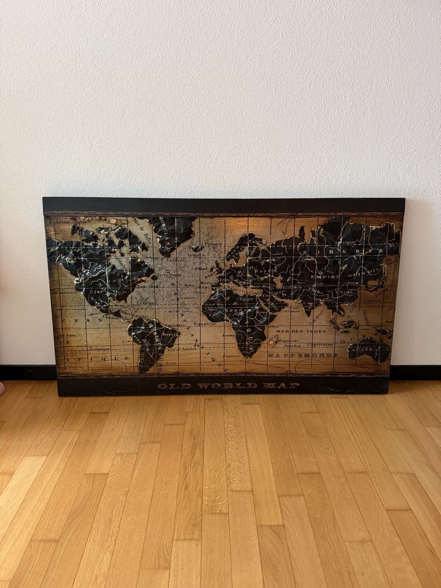 Dipinti: Wandbild Old World Map – Nuovo (secondo la descrizione) da Neukirch (Egnach) venduto da raemskii 1