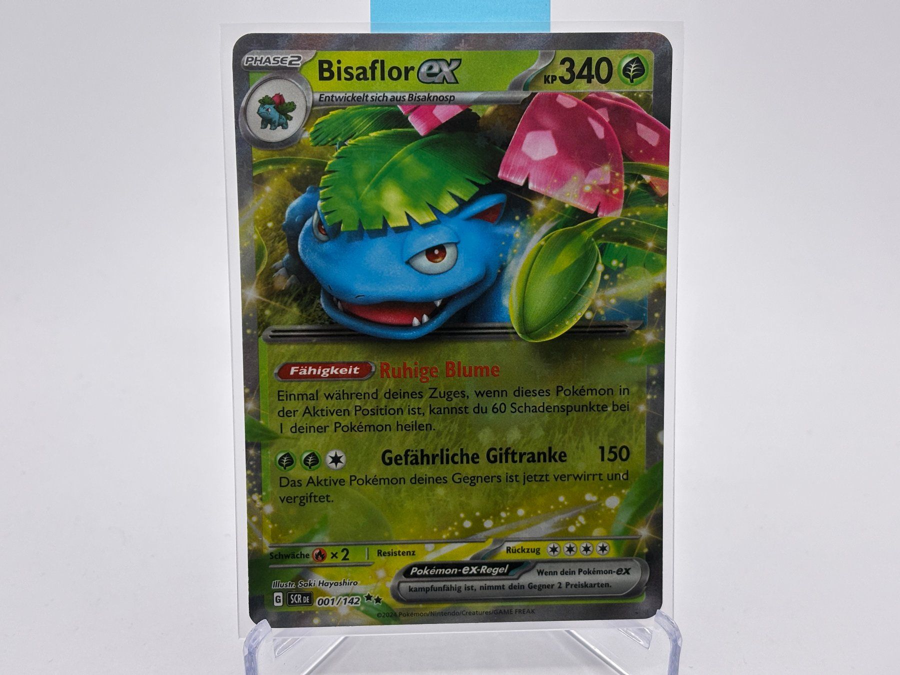 Pokémon Sammelbilder & Trading cards: Stellarkrone - Bisaflor ex  (SCR 1) - DE – Neu (gemäss Beschreibung) aus Allschwil von Bullach