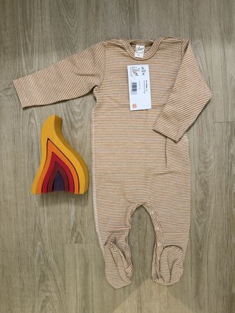 Neu Lilano Wolle/Seide Strampler Grösse 74