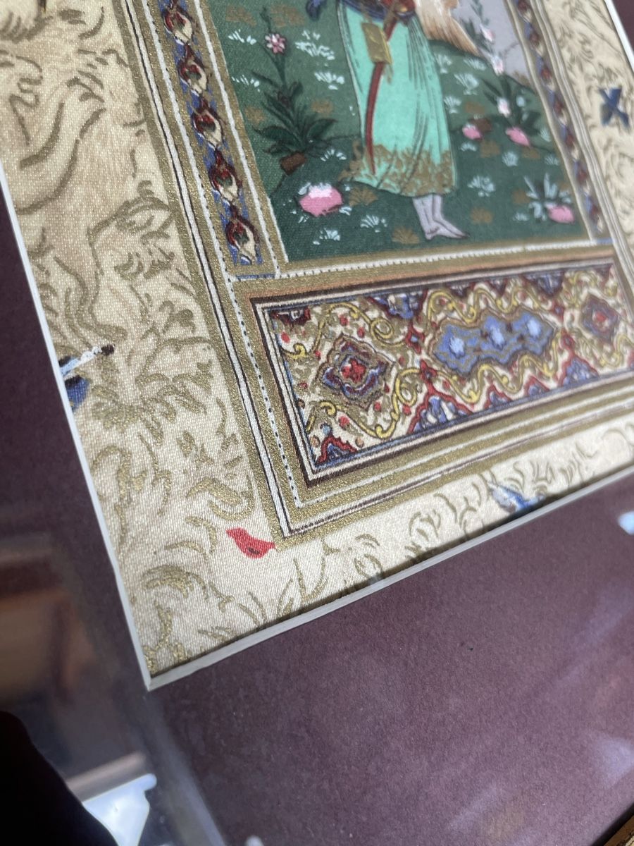 Dipinti: Tableau Ancien Tissu Persan – Usato da Vallamand venduto da Bricbracbroc82 2