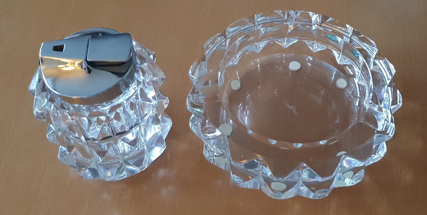 Rosenthal Portacenere: Raucherset , Rosenthal, Kristallglas – Usato da Kreuzlingen venduto da Rschweiz1