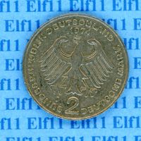 DEM___2.00 1974D Heuss -vz 2 Deutsche Mark