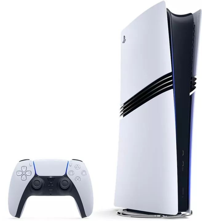 Sony Konsolen: Sony PlayStation 5 pro console white with controller – Gebraucht aus Aarau von sil_hyg5