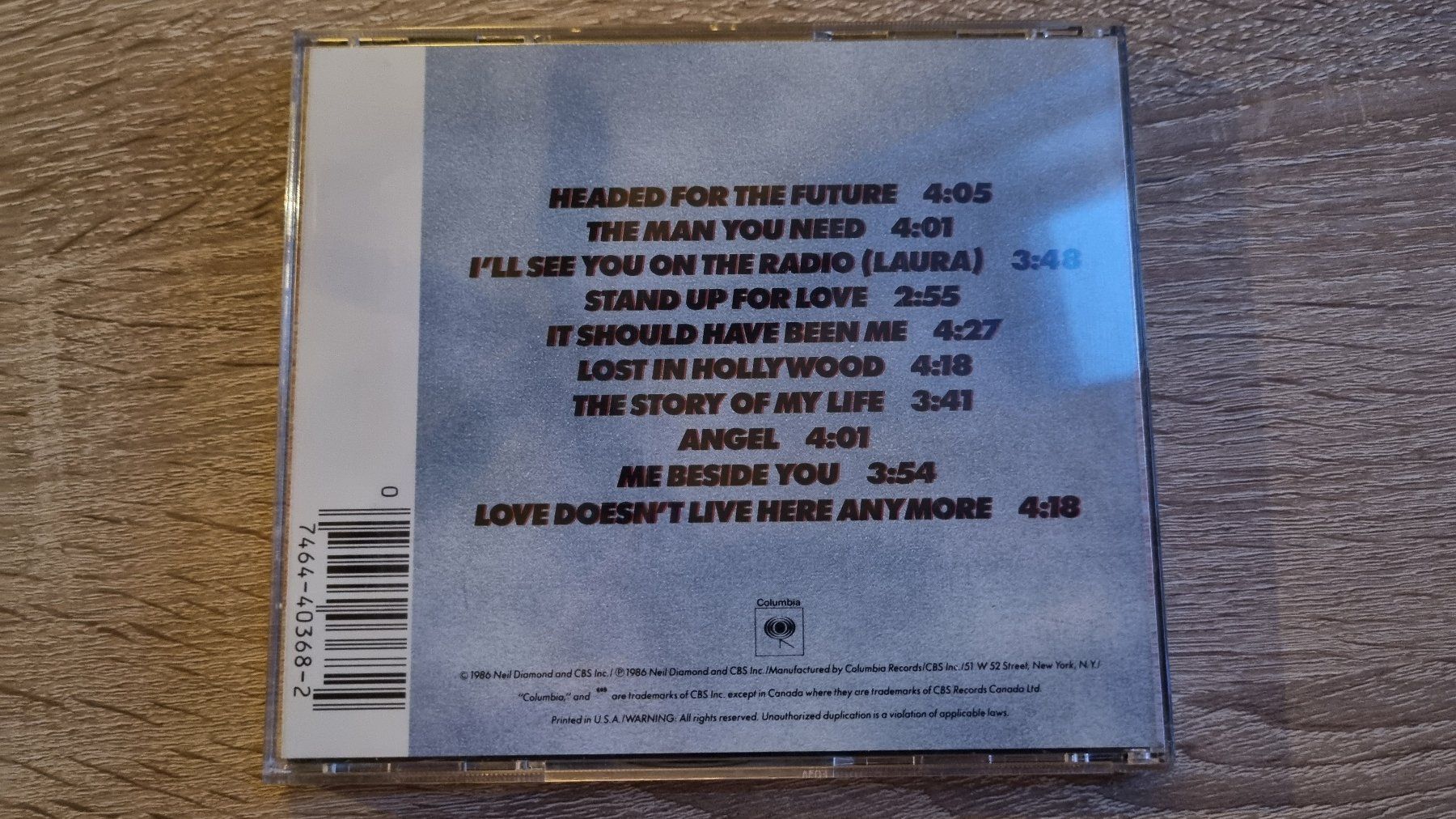 CDs: Neil Diamond - Headed for the Future – D'occasion à Hagenbuch ZH par lecterr55 2