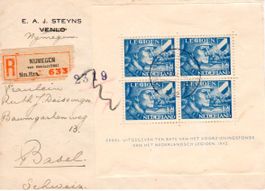 Brief, Vorderseite - Block Legionen 1942 Nederland
