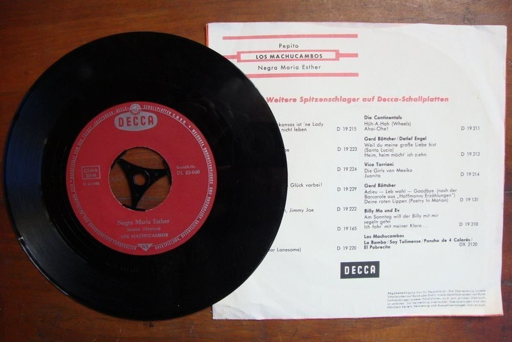 Dischi in vinile: LOS MACHUCAMBOS - PEPITO Megahit – Usato da Bern venduto da Uli_10_11 1