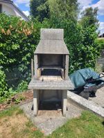Gartengrill, Waschbetonplatten_gebraucht