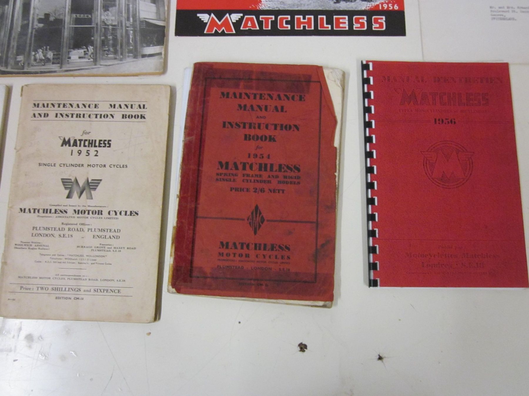 Documenti: Vintage Motorrad Manuel Prospekt Matchless Werner Oldtimer – Usato da Grand-lancy venduto da kohler333 5