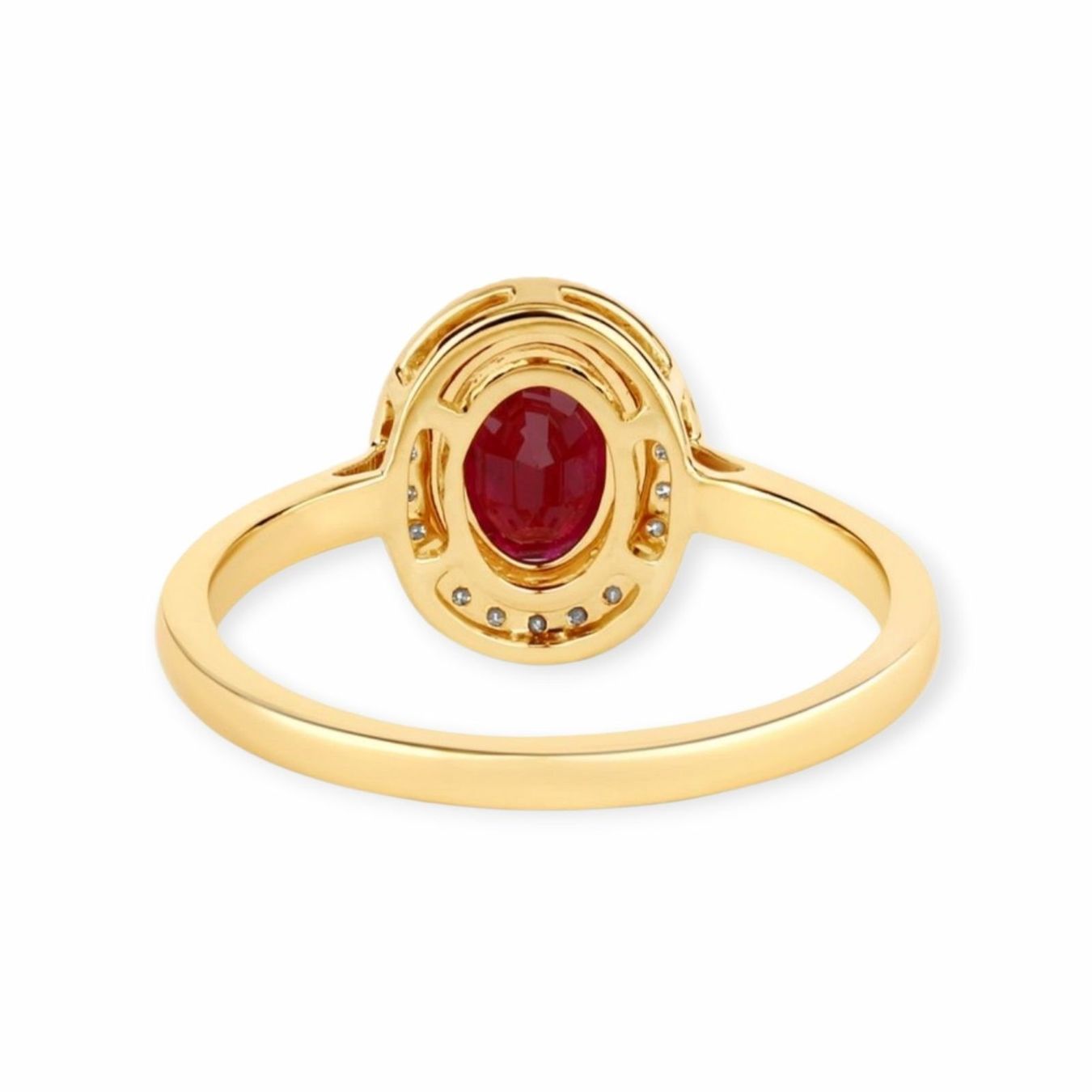 Anelli: Rubin-Ring 14k Gelbgold 1,08ct – Nuovo e nell'imballaggio originale da Illnau venduto da Juwelier_Mahler_GmbH 2