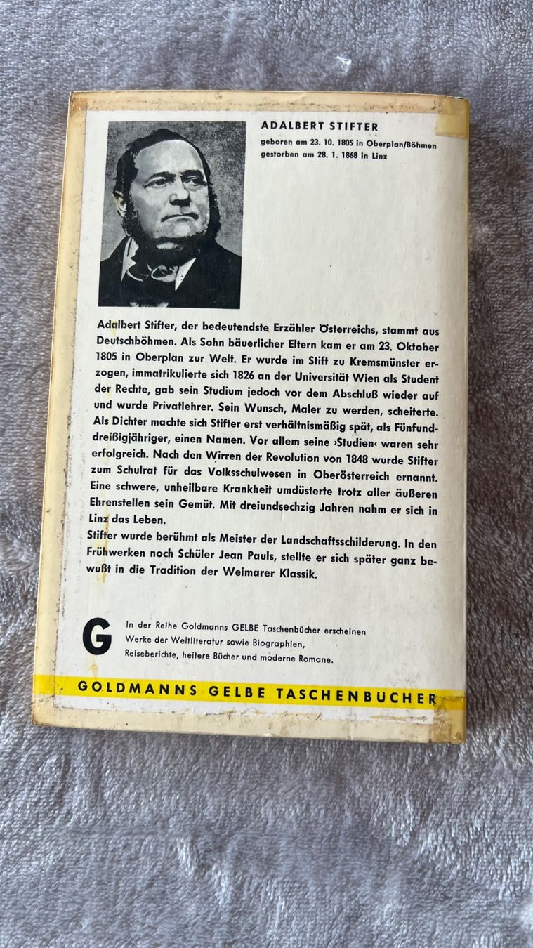 Libri: Adalbert Stifter Studien I, – Usato da Schübelbach venduto da Dolly990_2 1
