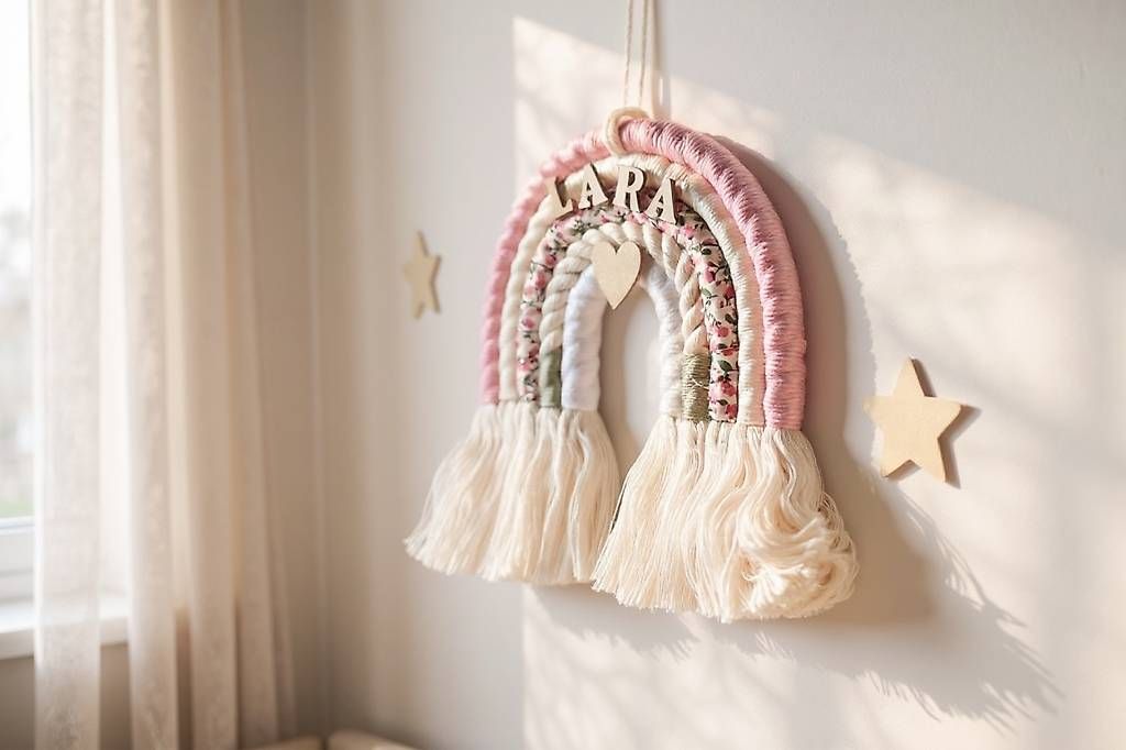 Tutte le decorazioni: Makramee Regenbogen personalisiert  – Usato da Glis venduto da KubEmma.ch 4