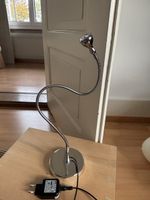 LED Desk Lamp Chrome Flexible Arm 
