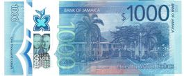 Jamaika 1000 Dollar P-99 UNZ Polymer Gedenkausgabe