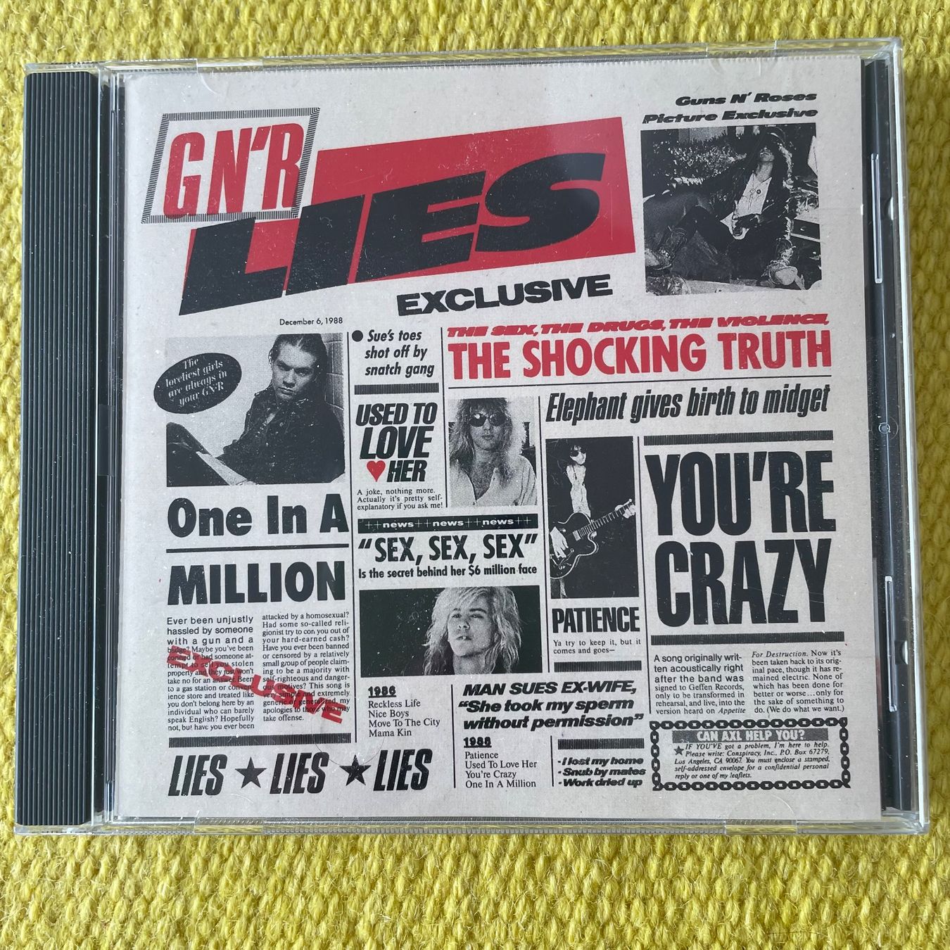 CD: GUNS N ROSES-LIES – Usato da Rorschacherberg venduto da CD-Roli