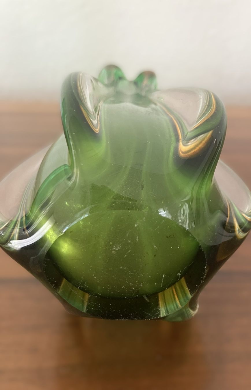 Murano Vasi & Recipienti: Wunderschöne Murano Sommerso Glasvase, 60´s – Usato da Luzern venduto da FeU 1